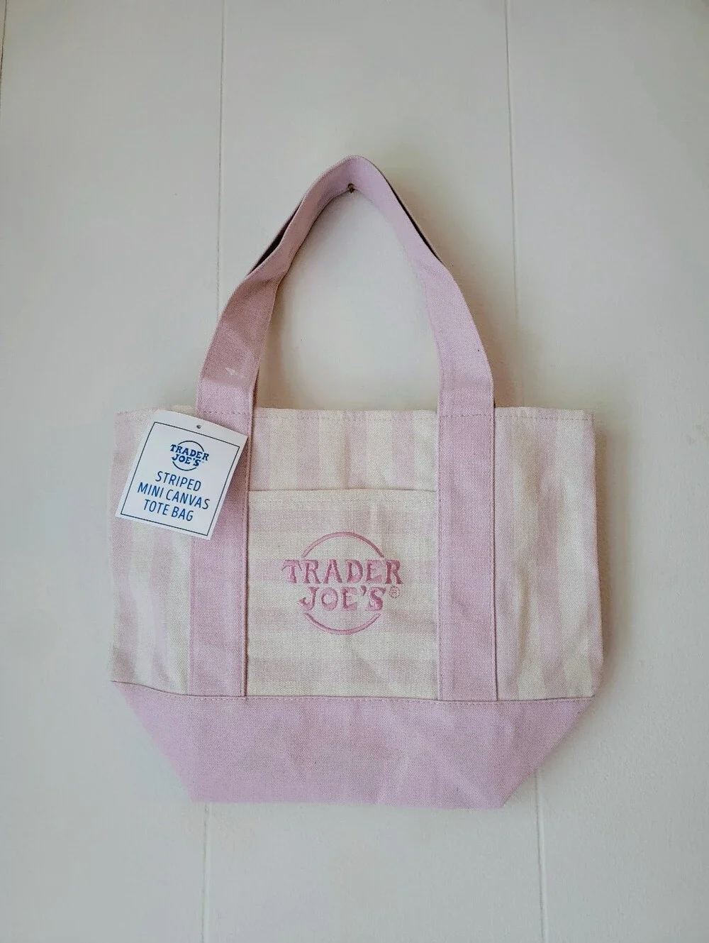 Trader Joe's Mini Canvas Tote Bag - Picture 1 of 1